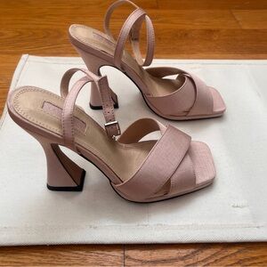 Topshop Women’s Rodeo Heels size 37 6.5 pink